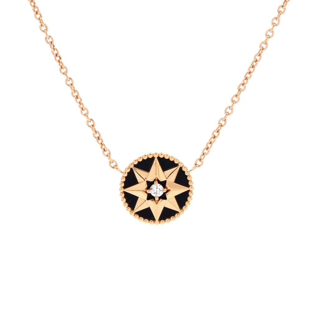 Christian Dior Rose des Vents Pendant Necklace